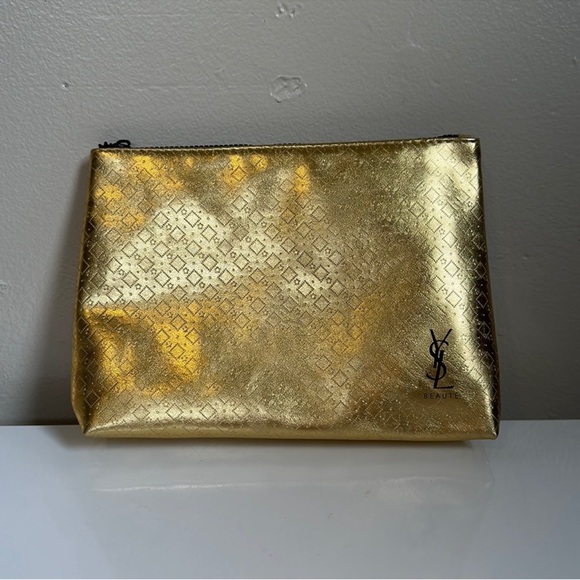 YSL Beaute Gold Makeup Bag - Picture 2 of 11